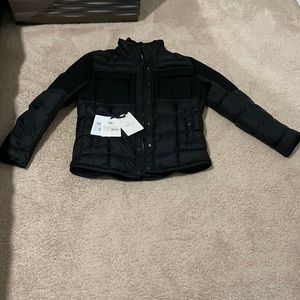 💯 Authentic Moncler Albi Giubbotto Coat 🧥 Men size 5 (Black) 🌑🌑🌑🌑🌑